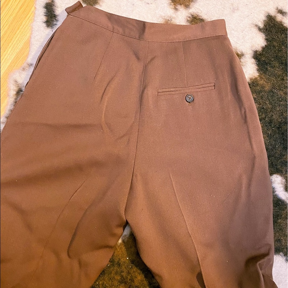 Vintage brown Ralph Lauren wool trousers or slacks